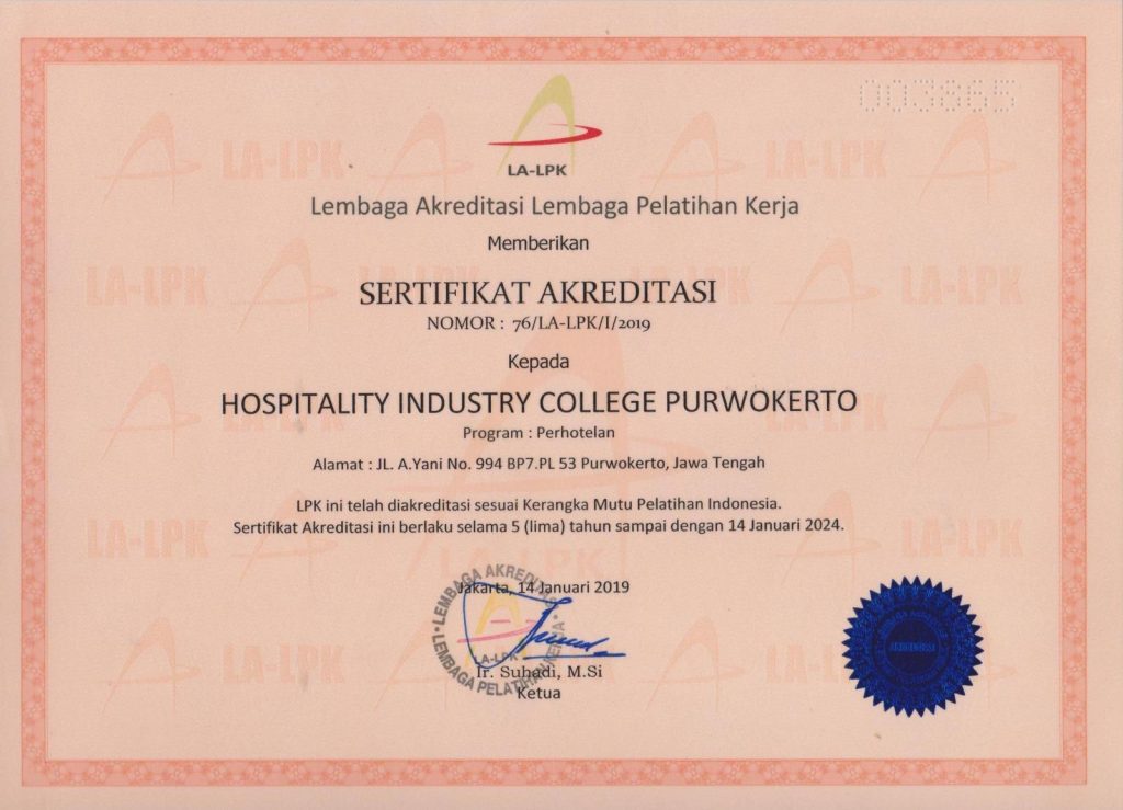 Sertifikat hicp